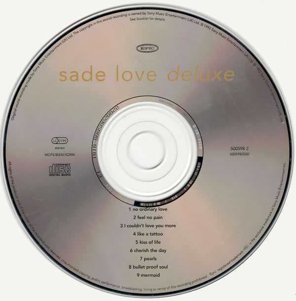 Sade : Love Deluxe (CD, Album, RE, RM)