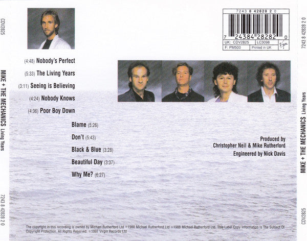Mike & The Mechanics : Living Years (CD, Album, RE)