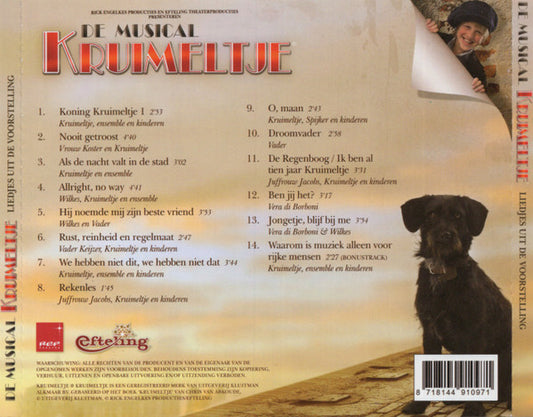 Cast "Kruimeltje" : De Musical Kruimeltje (CD, Album)