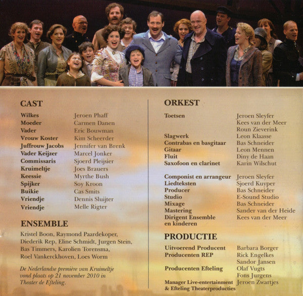 Cast "Kruimeltje" : De Musical Kruimeltje (CD, Album)