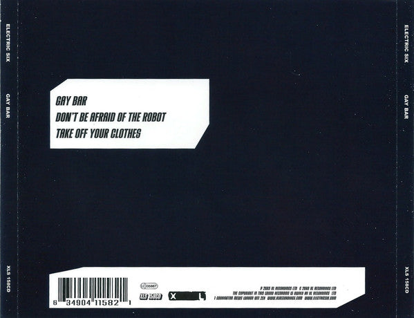 Electric Six : Gay Bar (CD, Single)