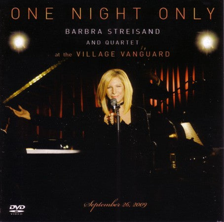 Barbra Streisand : One Night Only: Barbra Streisand And Quartet Live At The Village Vanguard (September 26, 2009) (CD, Album + DVD, NTSC)