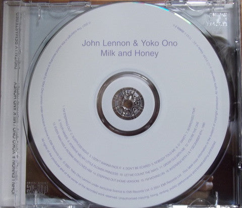 John Lennon & Yoko Ono : Milk And Honey (CD, Album, RE, RM)