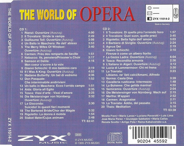 Various : The World Of Opera (2xCD, Comp, RE)
