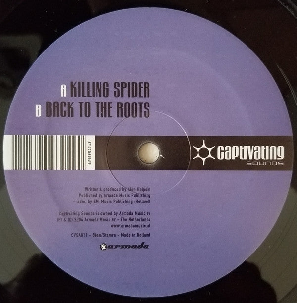 DJ Halperin : Killing Spider / Back To My Roots (12")