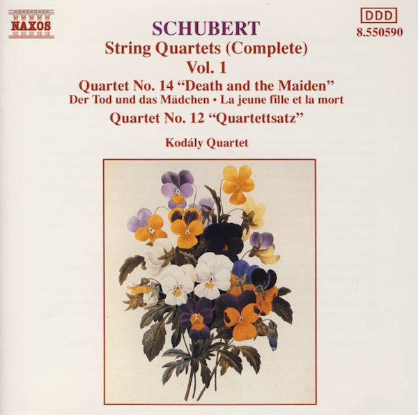 Franz Schubert, Kodály Quartet : String Quartets (Complete) Vol. 1 (CD, Album)