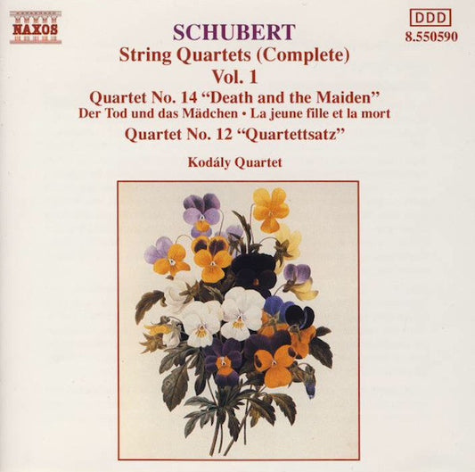 Franz Schubert, Kodály Quartet : String Quartets (Complete) Vol. 1 (CD, Album)