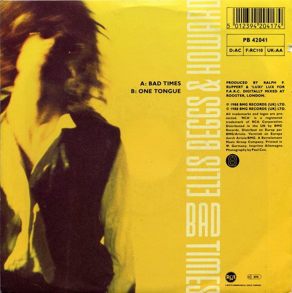 Ellis, Beggs & Howard : Bad Times (7")