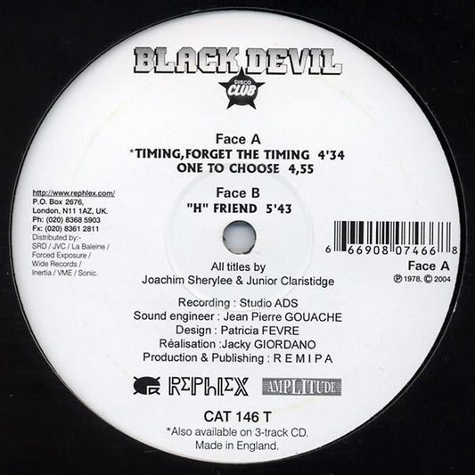 Black Devil : Disco Club (12")