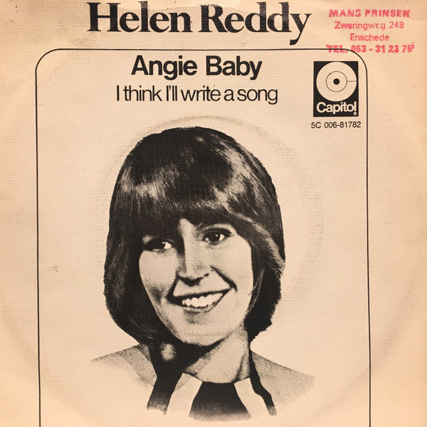 Helen Reddy : Angie Baby (7", Single)