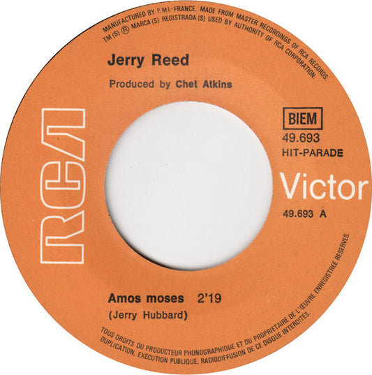 Jerry Reed : Amos Moses (7", Single)