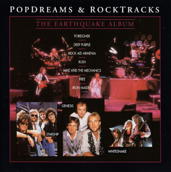 Various : Popdreams & Rocktracks - The Earthquake Album (CD, Comp, RE)
