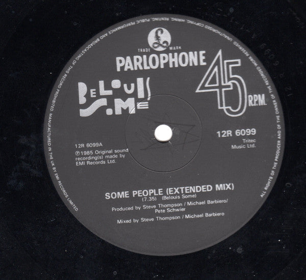 Belouis Some : Some People / Imagination (2x12", Single)