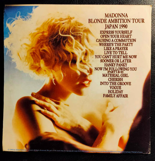 Madonna : Blonde Ambition Tour Japan 1990 (2xLP, Album, Comp, Unofficial)