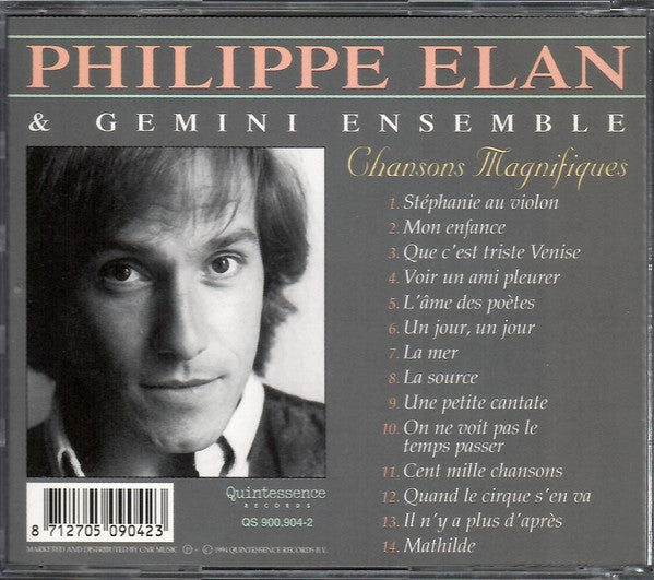 Philippe Elan, Gemini Ensemble (2) : Chansons Magnifiques (CD, Album)