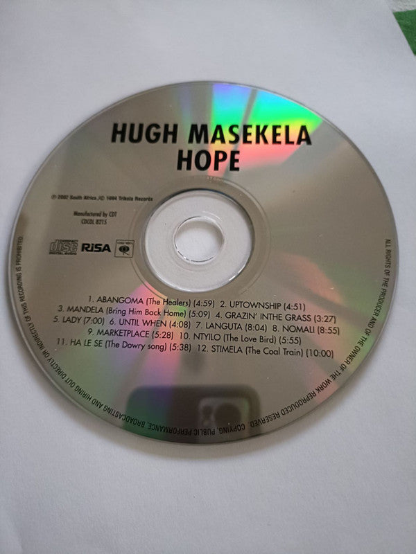 Hugh Masekela : Hope (CD)