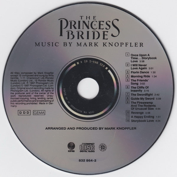 Mark Knopfler : The Princess Bride (CD, Album)