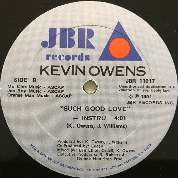 Kevin Owens : Such Good Love (12")