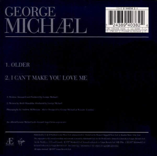 George Michael : Older (CD, Single)