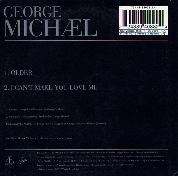 George Michael : Older (CD, Single)
