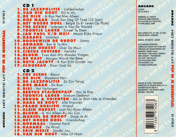 Various : Het Beste Uit Pop In Je Moerstaal (2xCD, Comp)