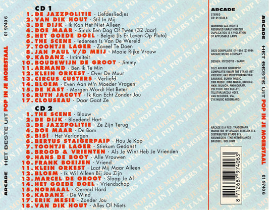 Various : Het Beste Uit Pop In Je Moerstaal (2xCD, Comp)