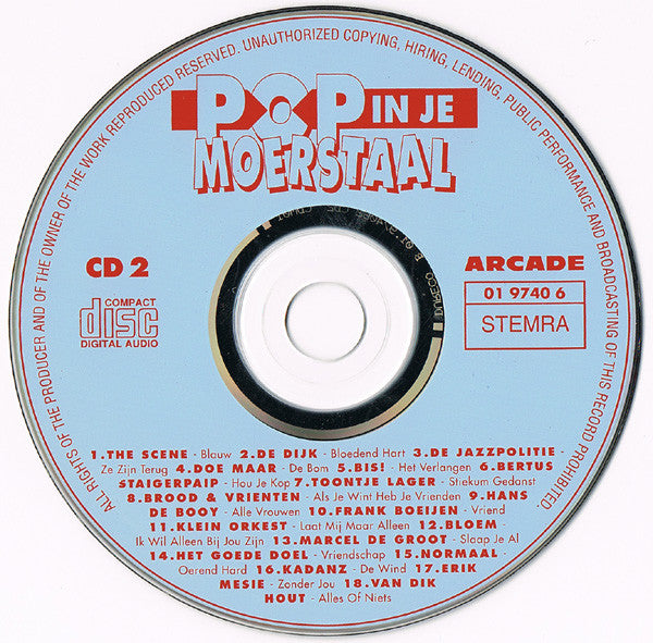 Various : Het Beste Uit Pop In Je Moerstaal (2xCD, Comp)