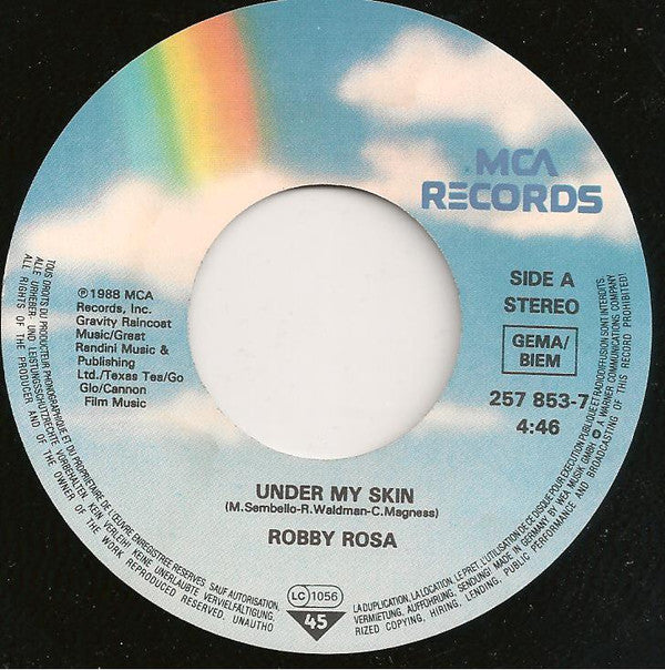 Robi Draco Rosa / Marisela With Edwin Hawkins Singers : Under My Skin / I Know (7")