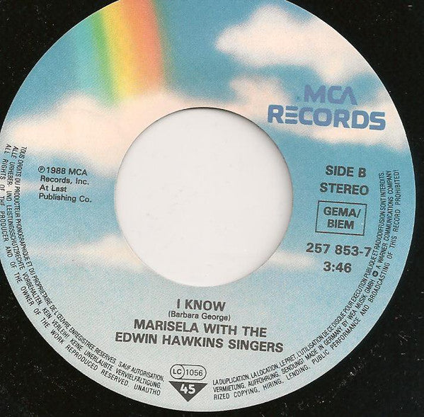 Robi Draco Rosa / Marisela With Edwin Hawkins Singers : Under My Skin / I Know (7")