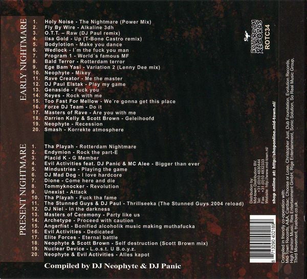 DJ Neophyte & DJ Panic : A Nightmare In Rotterdam - The Legend Returns (2xCD, Comp)
