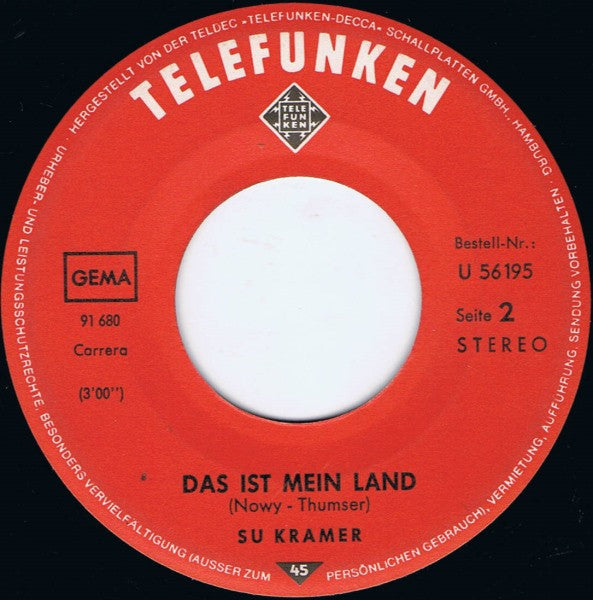Su Kramer : Glaub An Dich Selbst (7", Single)