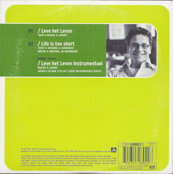 Guus Meeuwis : Leve Het Leven (CD, Single, Enh, Car)