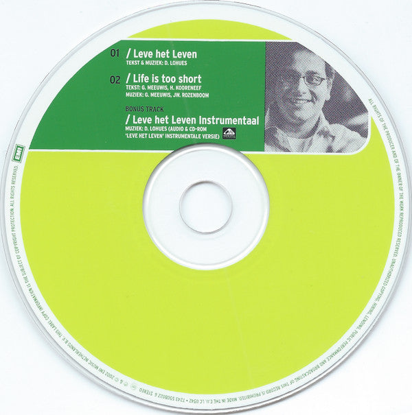Guus Meeuwis : Leve Het Leven (CD, Single, Enh, Car)