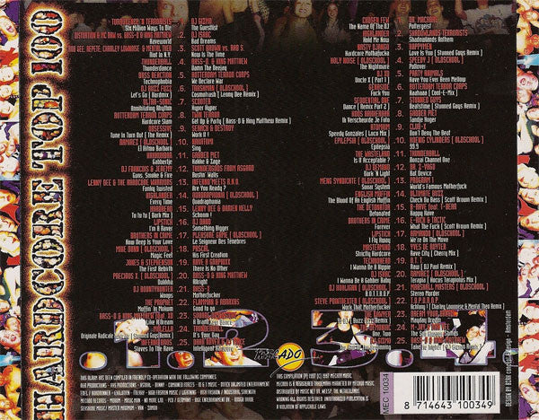 Various : Hardcore Top 100 (4xCD, Comp)