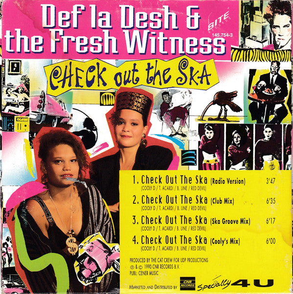 Def La Desh & The Fresh Witness : Check Out The Ska (CD, Maxi, Car)