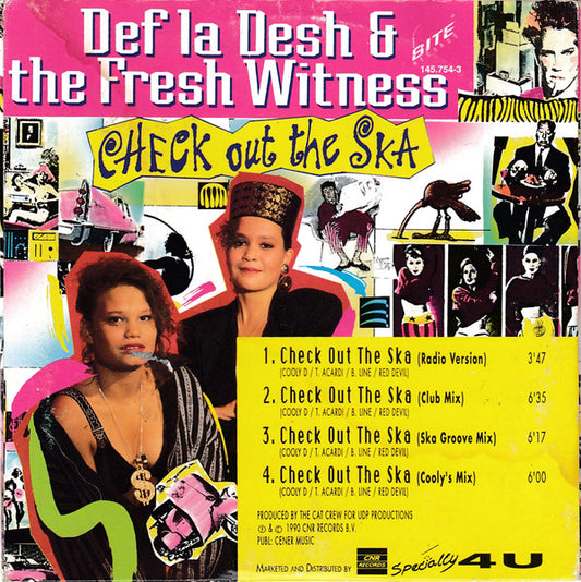 Def La Desh & The Fresh Witness : Check Out The Ska (CD, Maxi, Car)