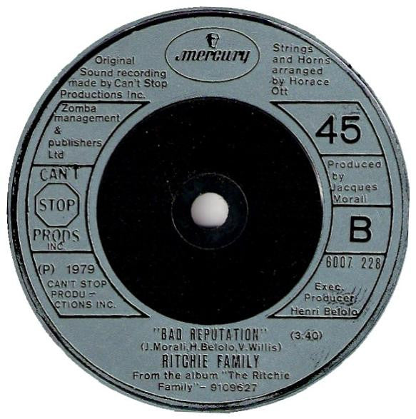 The Ritchie Family : It's A Man's World (7", Single)
