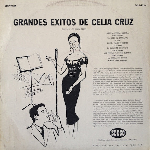 Celia Cruz Con La Sonora Matancera : Grandes Exitos De Celia Cruz (LP, Album, Comp, RE)