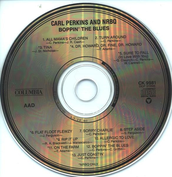 Carl Perkins And NRBQ : Boppin' The Blues (CD, Album, RE)