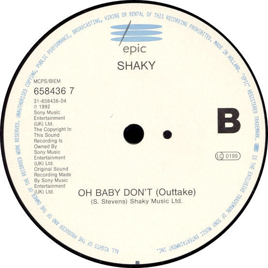 Shakin' Stevens Featuring Roger Taylor : Radio (7")
