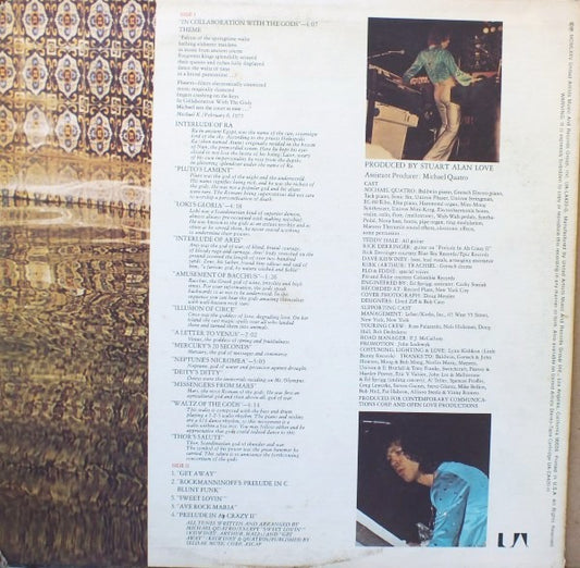 Michael Quatro : In Collaboration With The Gods (LP, Album)