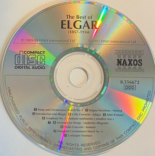 Sir Edward Elgar : The Best Of Elgar (CD, Comp)
