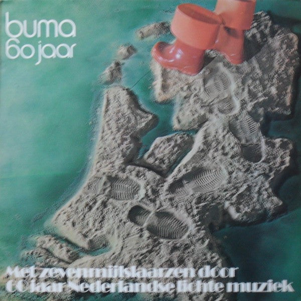 Various : Buma 60 Jaar - Met Zevenmijlslaarzen Door 60 Jaar Nederlandse Lichte Muziek (2xLP, Comp, Mono, Mixed, Promo)