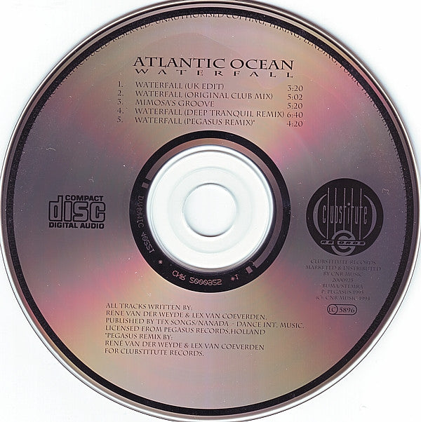 Atlantic Ocean : Waterfall (CD, Maxi)