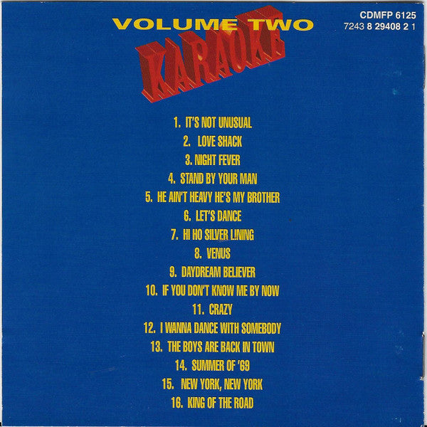 Various : Pioneer Karaoke Volume Two (CD, Comp)