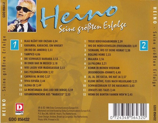 Heino : Seine Größten Erfolge (2xCD, Comp)