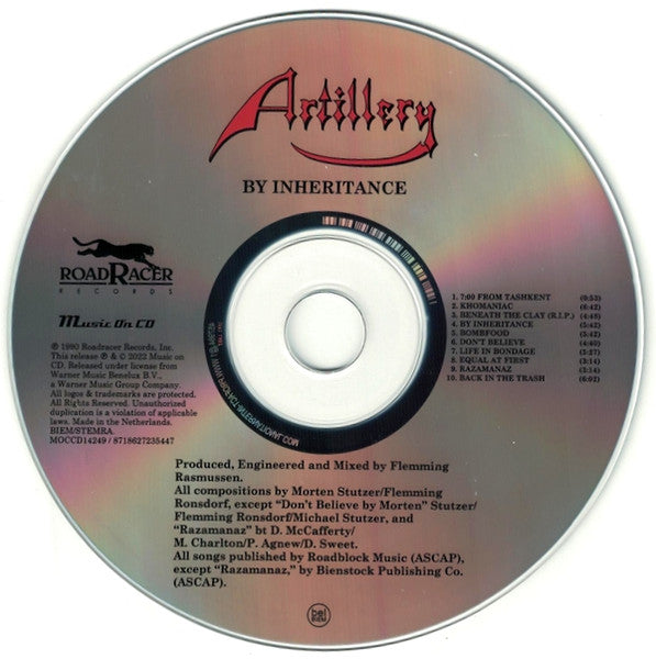 Artillery (2) : By Inheritance (CD, Album, RE)