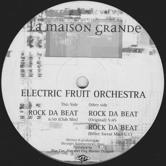 Electric Fruit Orchestra : Rock Da Beat (12")