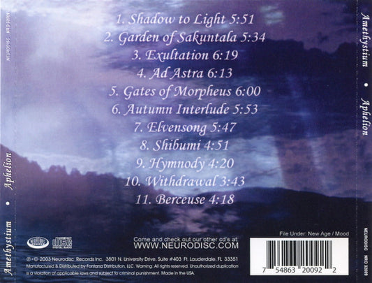 Amethystium : Aphelion (CD, Album)