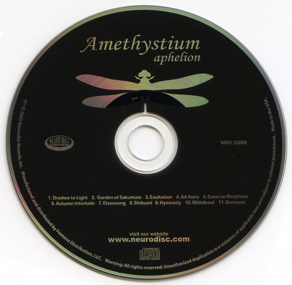 Amethystium : Aphelion (CD, Album)
